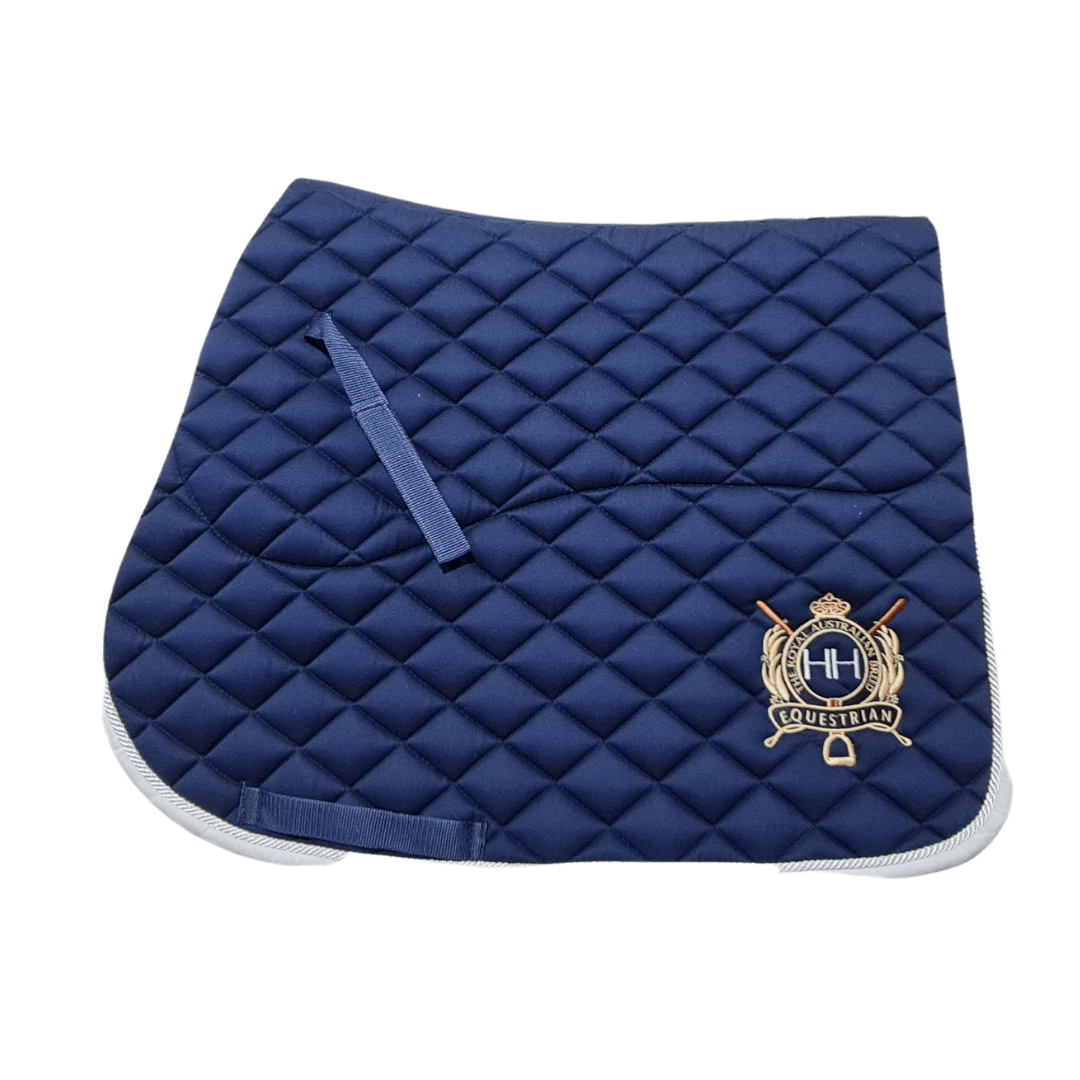 Quilted Saddle Pad - Navy