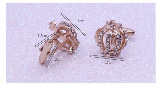 Crown cufflinks