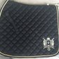 Quilted Saddle Pad - Black & Gold