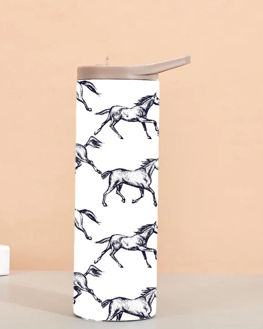 Drink Bottle - Equestrian Print